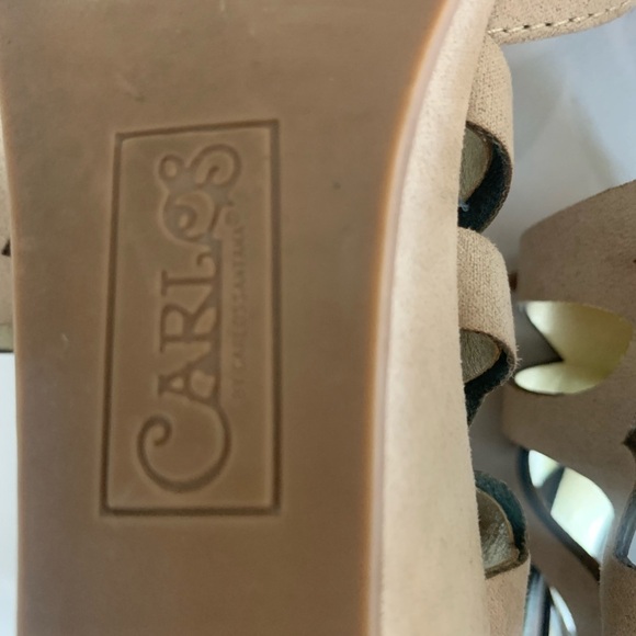 Women’s Gladiator Lace Up Zipper‎ Heel Sandals Size 8M - Picture 9 of 11